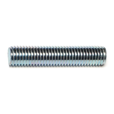 MIDWEST FASTENER Fully Threaded Rod, 5/8"-11, Grade 2, Zinc Plated Finish, 3 PK 76963